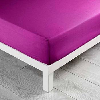 Housse de Matelas Coton Bois de Rose 140 x 190 cm