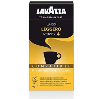 Lavazza Cápsulas de Café Lungo Leggero 10 unidades