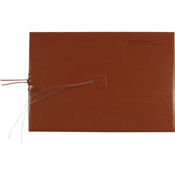 Silicone Lamina Riscaldante Thermo TECH Autoadesiva 230 V/DC, 230 V/AC 500 W IPX7 (275 mm x 190 mm)