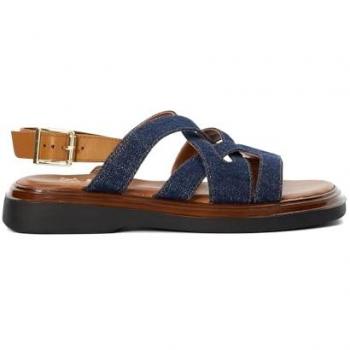 Dune London Ladies Leebra Casual Flatform Sandals Navy Size 7
