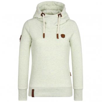 Naketano Frauenhoodie mit Schmierlappen – LSD-Tripp-Melange L