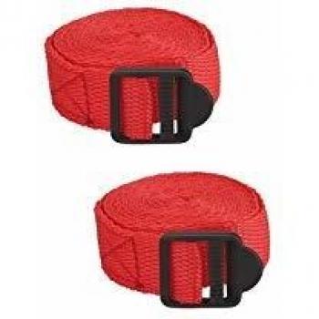 Ensemble de 2 sangles de bagages 1,80m à boucle en plastique