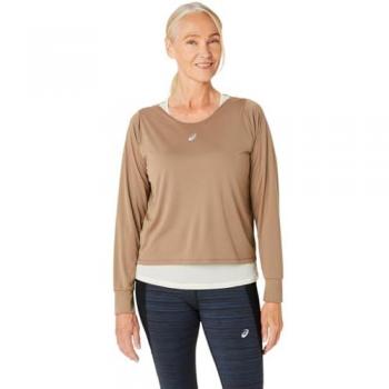 ASICS NAGINO RUN Funktionsshirt Damen L braun
