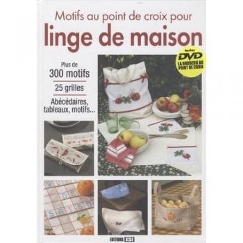 Motifs au point de croix pour linge de maison (1DVD)
