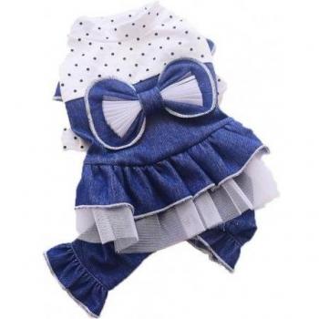 Party Dog Dress with Ruffles