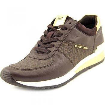 Female Brown MK Sneakers – 3½ UK Wrap Trainers
