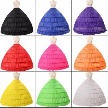 Jupon à Cinq Cerceaux – Tissu de Mariage