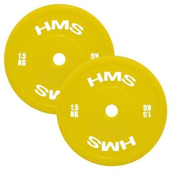 Disque de musculation TPP01 PE Jaune 1,5 kg