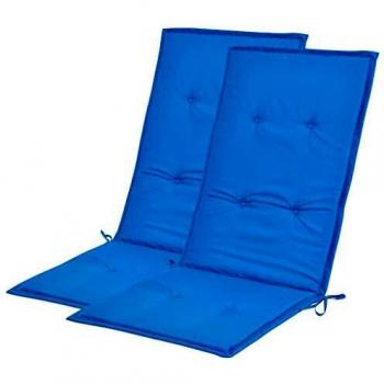 Alley Furniture Seat Cushion Set – Sapphire Blue (120x50x3 cm)