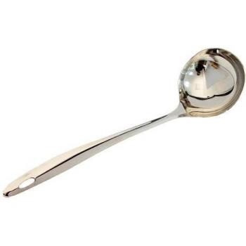 AXENTIA Schöpfkelle, Schöpflöffel Brilliant Edelstahl Suppenlöffel
