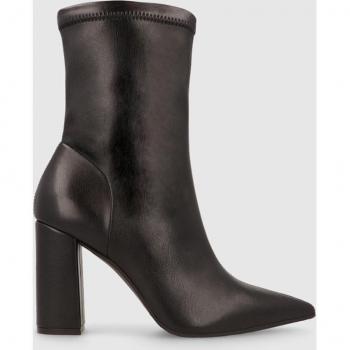Botines de mujer efecto piel elástica negro Lodi