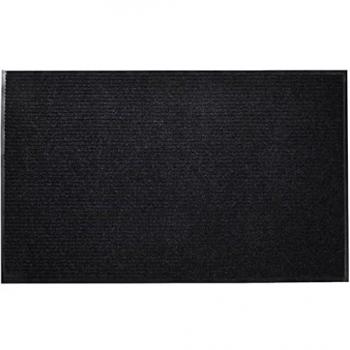 VidaXL Entrance Mat 90 x 150 cm Black PVC