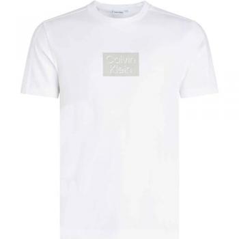 Camiseta de Hombre Calvin Klein Cut Out Logo Sombra Color Blanco