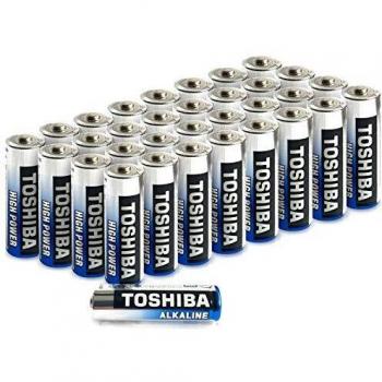 40 batteries AA LR6 Toshiba – Résistance maximale