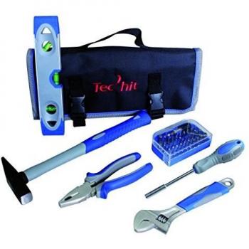 Borsa Tecnica Tec Hit 500036 – Attrezzi 36 Pezzi, Livello, Martello