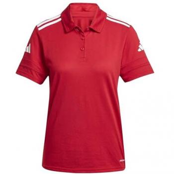 Adidas Squadra 25 Women's Cotton Power Polo – Red and White