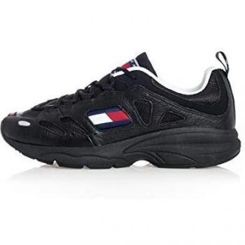 Tommy Hilfiger Sneakers Uomo Tommy Jeans Retro EM0EM00344.990 (Nero)