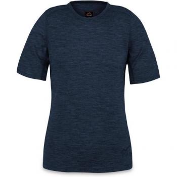 Normani Damen Merino T-Shirt Cairns Kurzarm – Funktionsunterhemd – Blau M