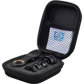 Kit Fotográfico Ffyy‑Apexel 5‑en‑1: Lentes Ojo de Pez, Macro, Gran Angular y Telefoto – para iPhone, Samsung y Xiaomi
