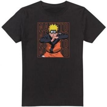 Naruto Mannen Stapel T-shirt Zwart