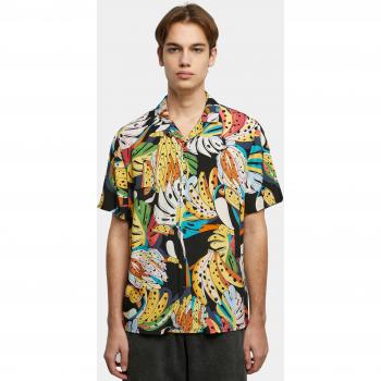 Viscose AOP Resort Toucans Shirt – 5XL Men’s Short Sleeve