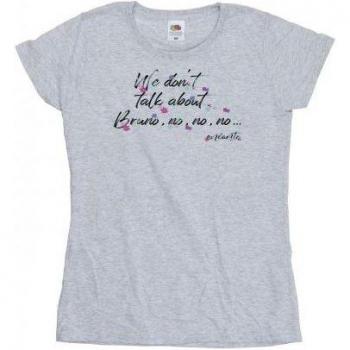 Dames Encanto T-shirt “Nee Nee We Praten Niet Over Bruno” – Katoen, XL