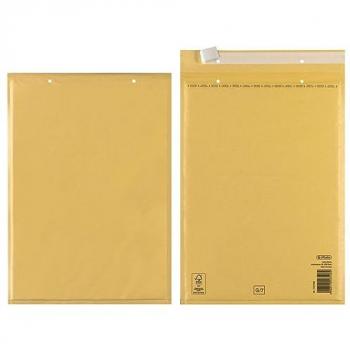 Herlitz Luftpolsterfolien-Set 100 Stück – 7/G 25×34 cm, Haftklebung Braun, VE=100 S