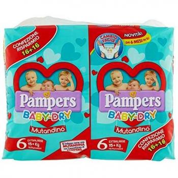 Pampers bd mut vp tg6 el 32pz