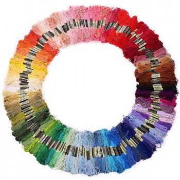 100 Skeins of Craft Polyester Thread