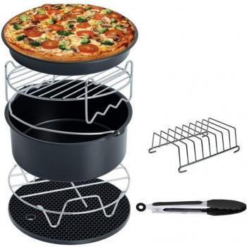 Barril de Pastel y Sartén para Pizza para Freidora de Aire