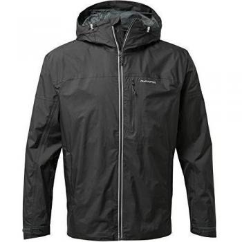 Chaqueta Craghoppers Ligera y Impermeable para Hombre, Pimienta Negra, L