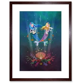Nautical Notes Art Print 7x9 Brown
