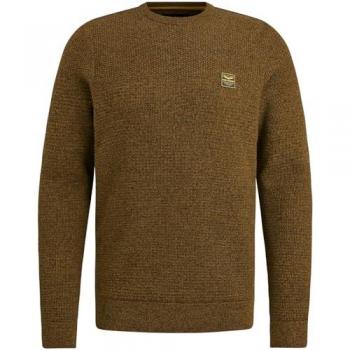 PME LEGEND Strickpullover Pullover aus Baumwollmouliné