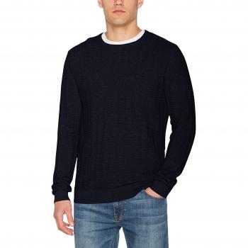 Calvin Klein Suéter Sloan Crew Neck, Color Azul, Talla XX-Large