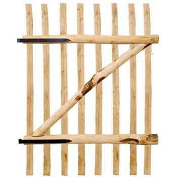 Cancela de Madera de Avellano para Jardín 100x150 cm