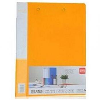 6Pcs DELI A4 Pure Color Clip Folder