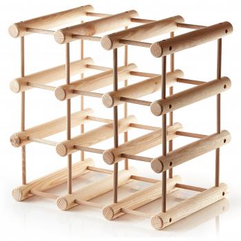 Wooden Free-Standing Wine Shelf – Modular Design