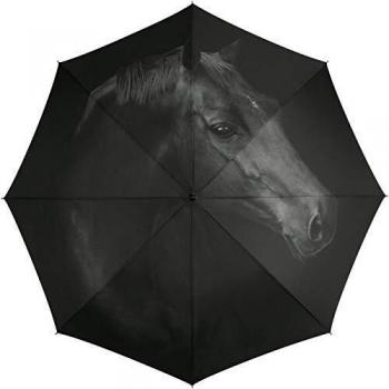 HAPPY RAIN Pferde-Langregenschirm