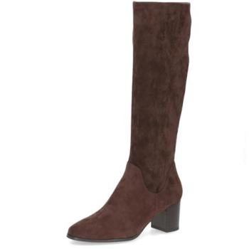 CAPRICE Botas de Color Marrón con Tacón Bloque Talla 38.5
