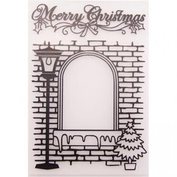 Scrapbooking Weihnachts Prägeplatte