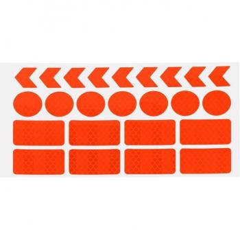 Autocollant fluorescent pour vélo en extérieur