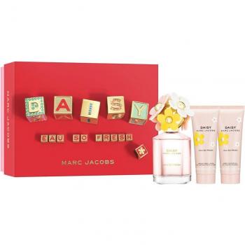 Coffret Marc Jacobs Daisy Eau So Fresh : Spray Eau de Toilette 75ml + Lotion pour le corps 75ml + Gel Douche 75ml