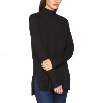 Camiseta de Cuello Alto de Polo Ralph Lauren, Mujer, Color Negro