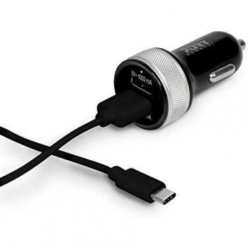 TurboCharge Auto 2USB/TypeC – Nero