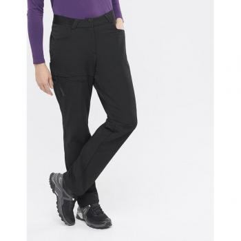 Salomon Wayfarer Warm Pantalón de Rodilla Negra, Talla 40 para Mujer