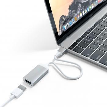 Satechi Adattatore USB-C a HDMI 4K Argento