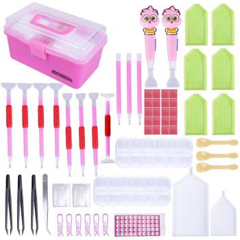 SparkArt Elite 118‑Piece LED Diamond Stitches Set