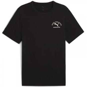 Camiseta Negra de Manga Corta Puma CLASS
