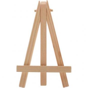 Support carte d'art miniature en bois