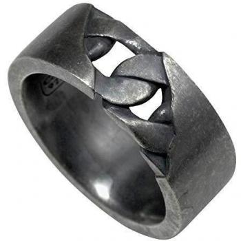 Schwarzer Mattoxidierter Herrenring aus 925 Sterling Silber – 132270718